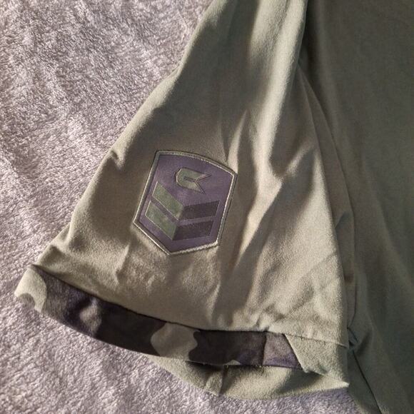 Maine Colosseum Polo Shirt Size XL Dark Green Stretch OHT Appreciation - Picture 7 of 10